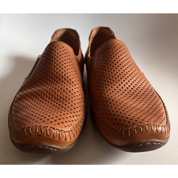 Pikolinos Azores 06H-3126 Driving Shoe Men EU 42 US 9-9.5 Brandy Leather